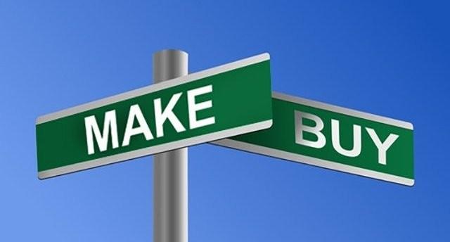 make vs buy app dev components