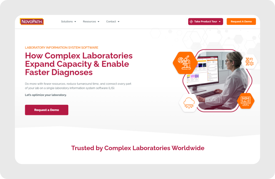 NovoPath home page
