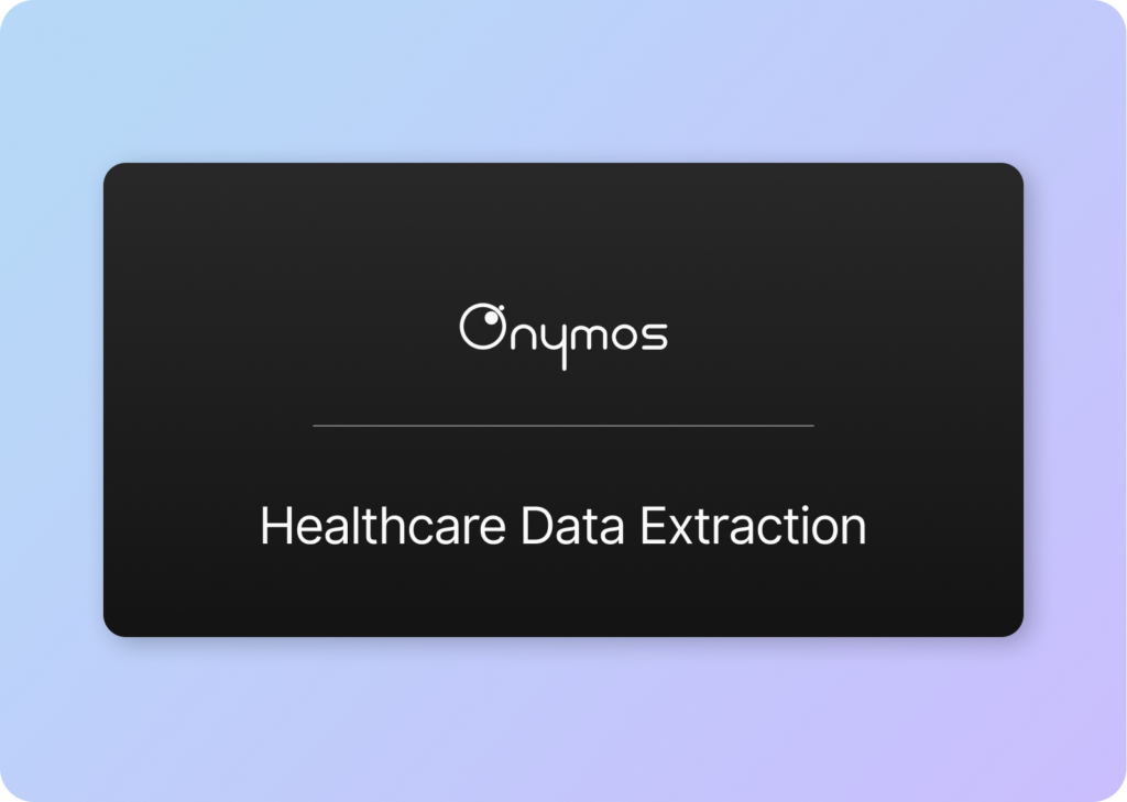 Healthcare data extraction